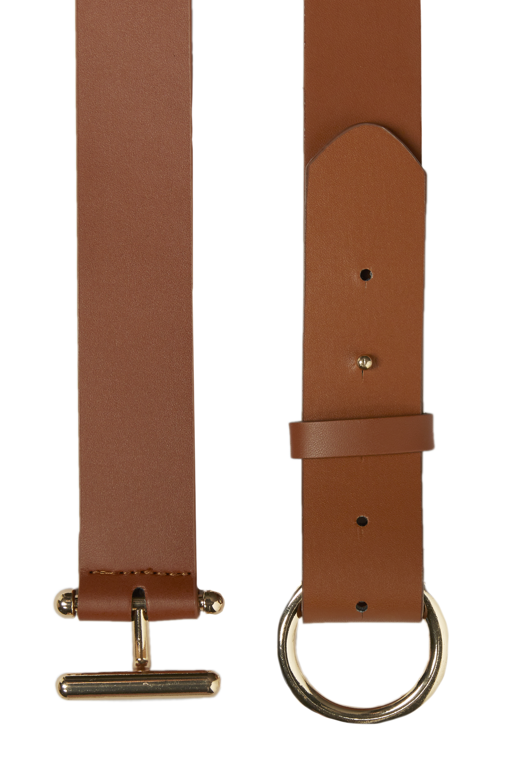 O Ring Belt In Tan Bardot