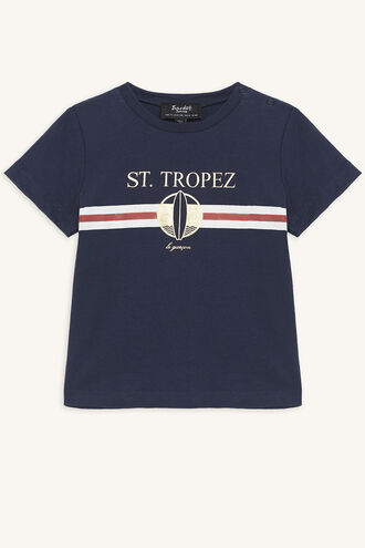 ST TROPEZ TEE in colour DRESS BLUES