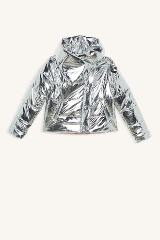 MINA WRAP PUFFER in colour LUNAR ROCK