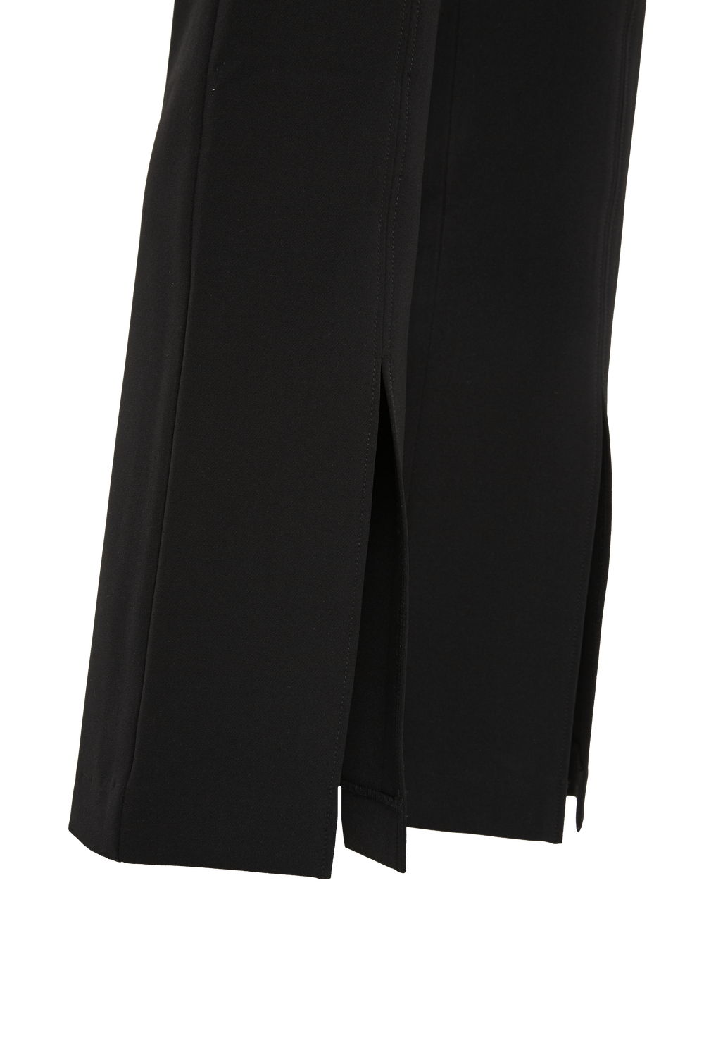 KICKFLARE SPLIT PANT in colour CAVIAR