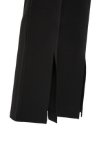 KICKFLARE SPLIT PANT in colour CAVIAR