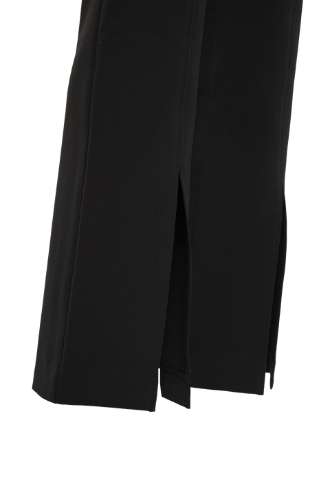 KICKFLARE SPLIT PANT in colour CAVIAR