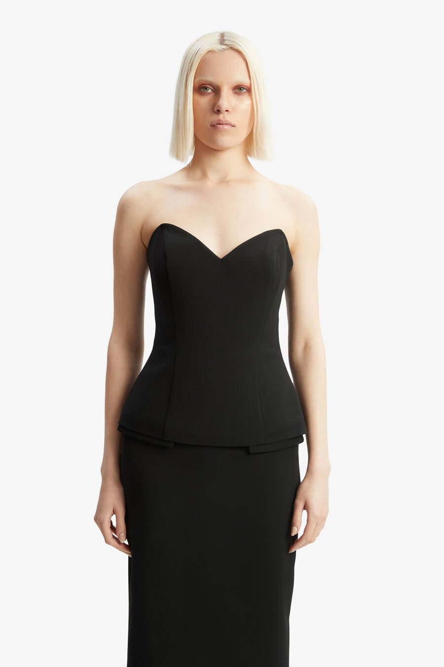 MARISKA LONGLINE STRAPLESS TOP