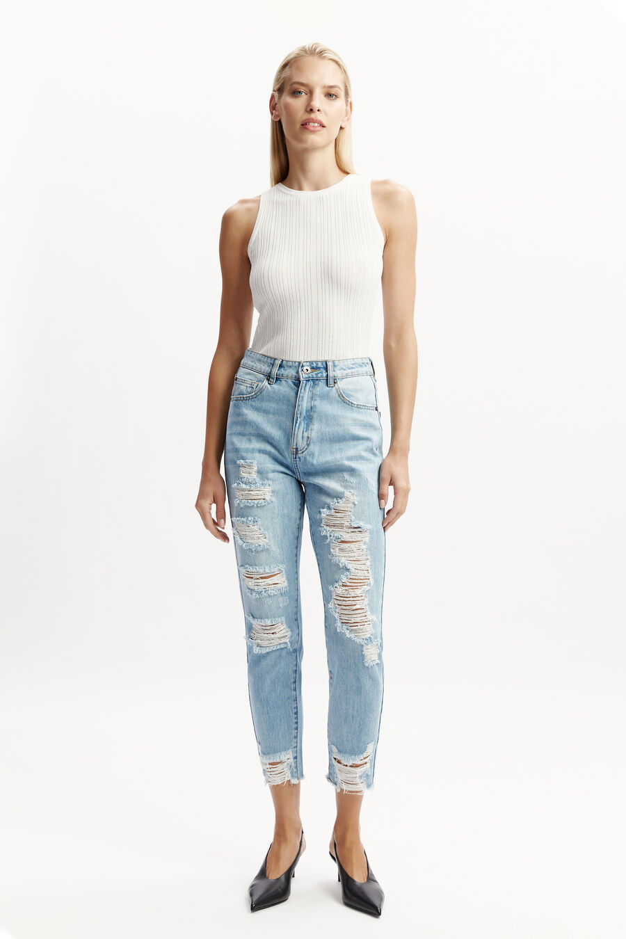 THE MUM JEANS in colour Vintage