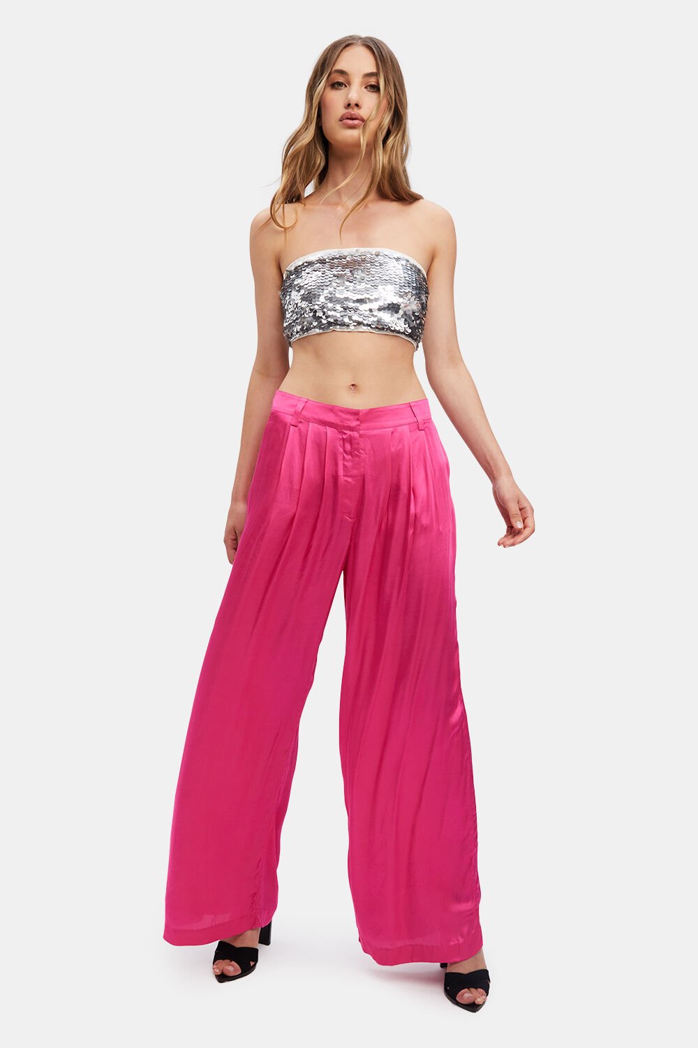 Bardot pink pants best sale
