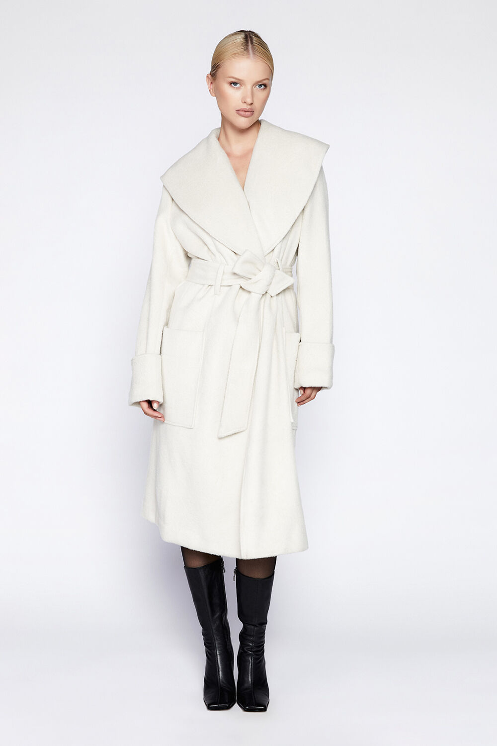 CEDRIC COAT in colour CLOUD DANCER