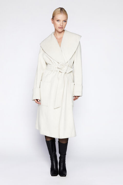 CEDRIC COAT in colour CLOUD DANCER