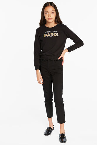RUE CAMBON SWEAT in colour JET BLACK