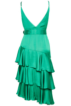 LENNIE MIDI DRESS in colour CLASSIC GREEN