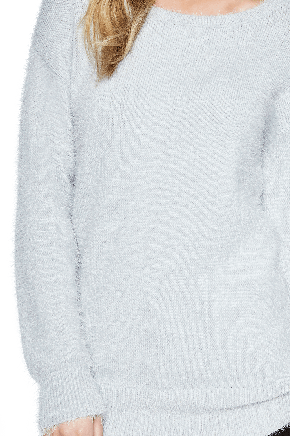 fluffy white jumpers