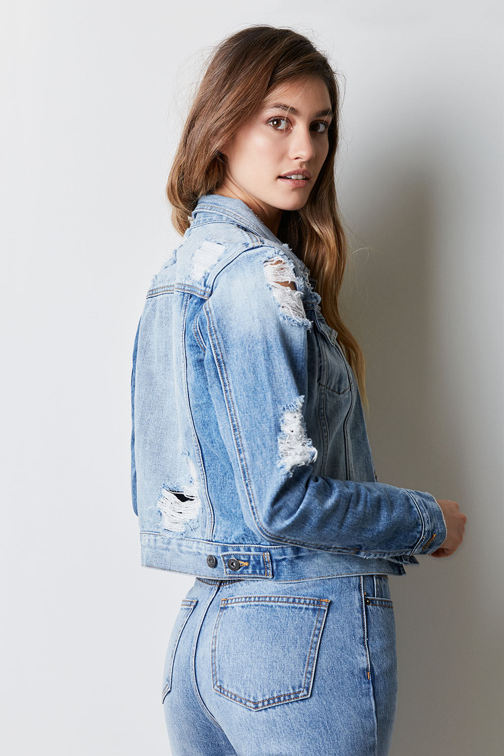bardot denim jacket