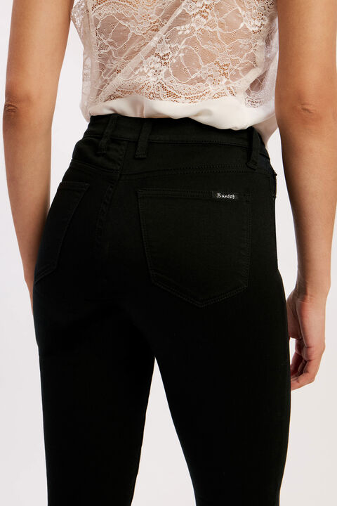 KHLOE SUPER HIGH TALL JEAN in colour CAVIAR