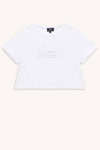 FRENCHY TEE in colour CLOUD DANCER