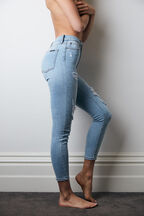 KHLOE HI CROP JEAN in colour CITADEL