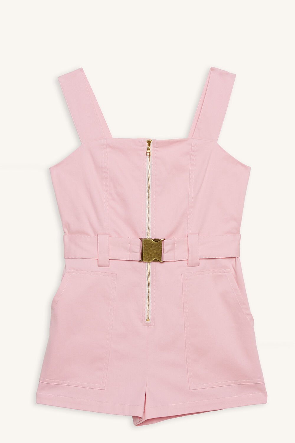 pink bardot playsuit