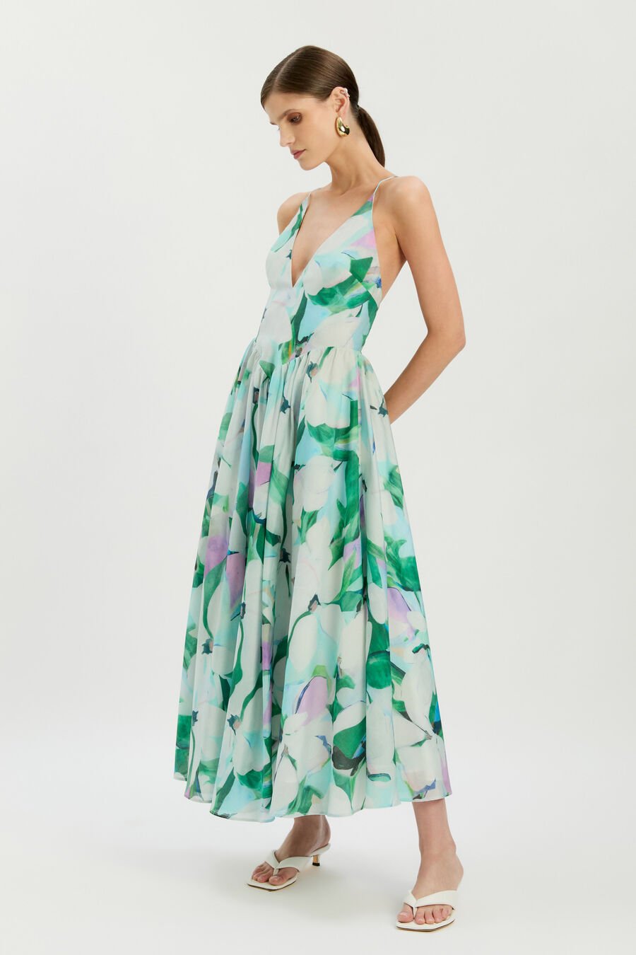 Arletha Halter Maxi Dress