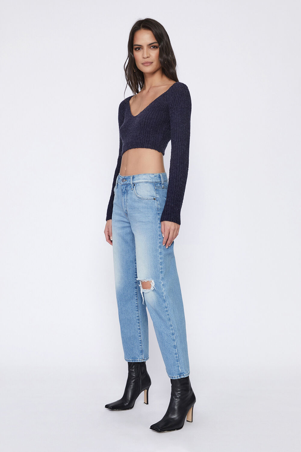MARGOT STRAIGHT LEG JEAN in colour CITADEL