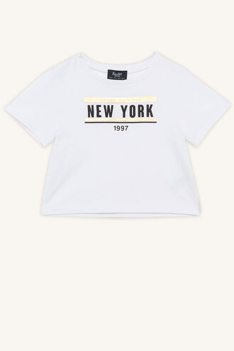 NEW YORK TEE in colour CLOUD DANCER