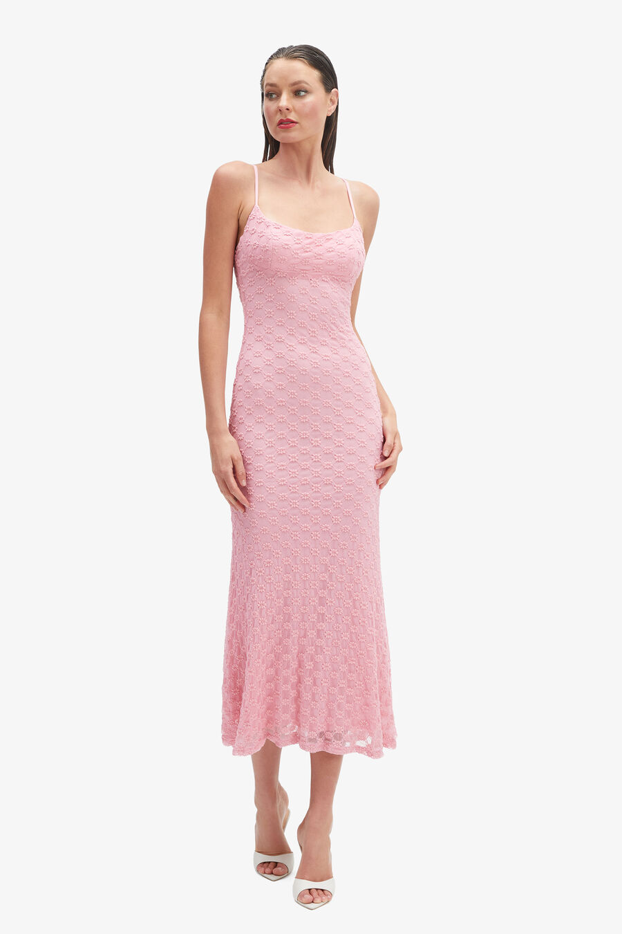 Adoni Mesh Midi Dress