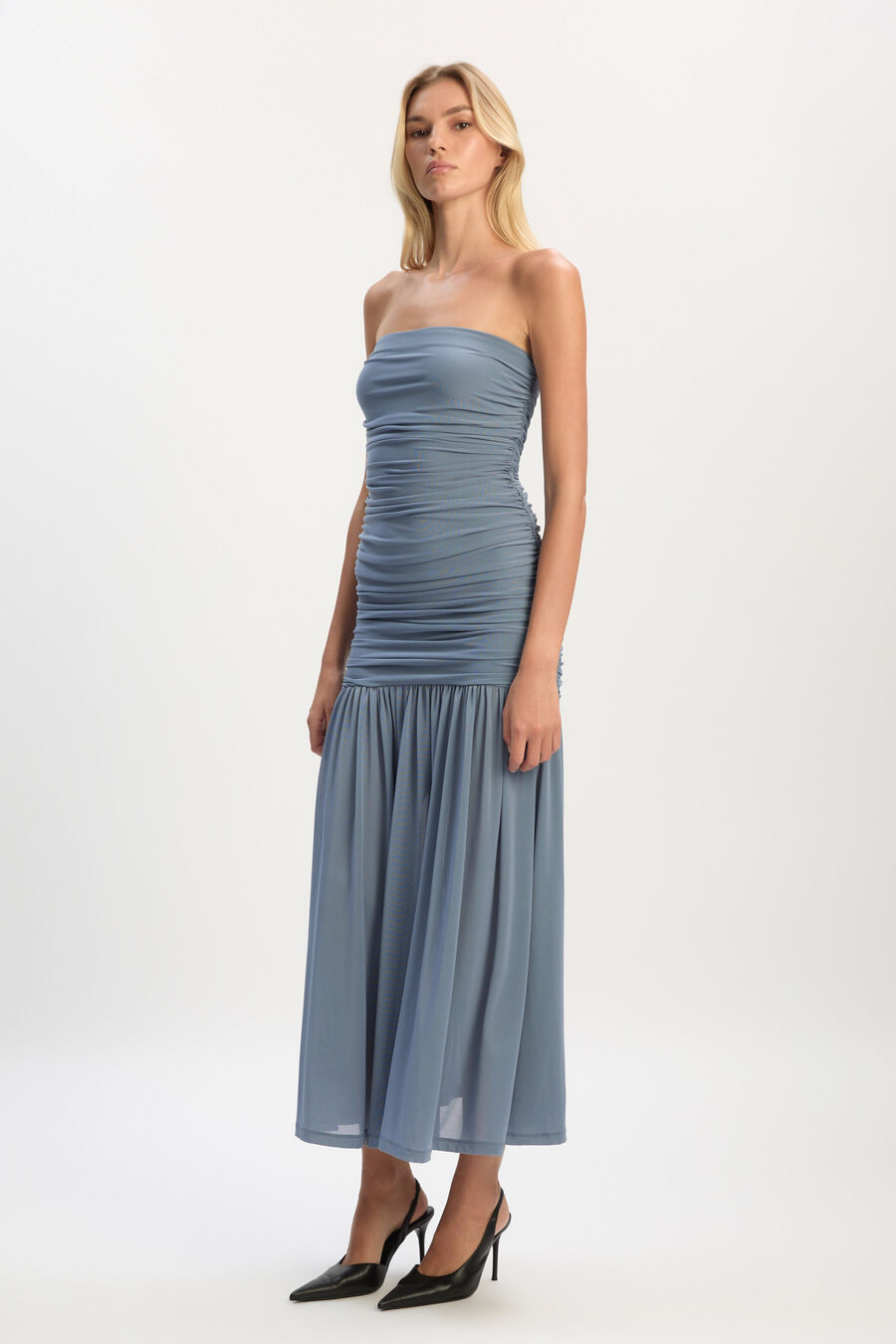 Solana Mesh Maxi Dress