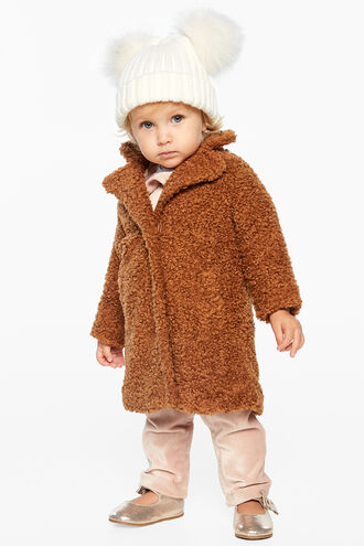 IZZY LONG COAT in colour WOODSMOKE