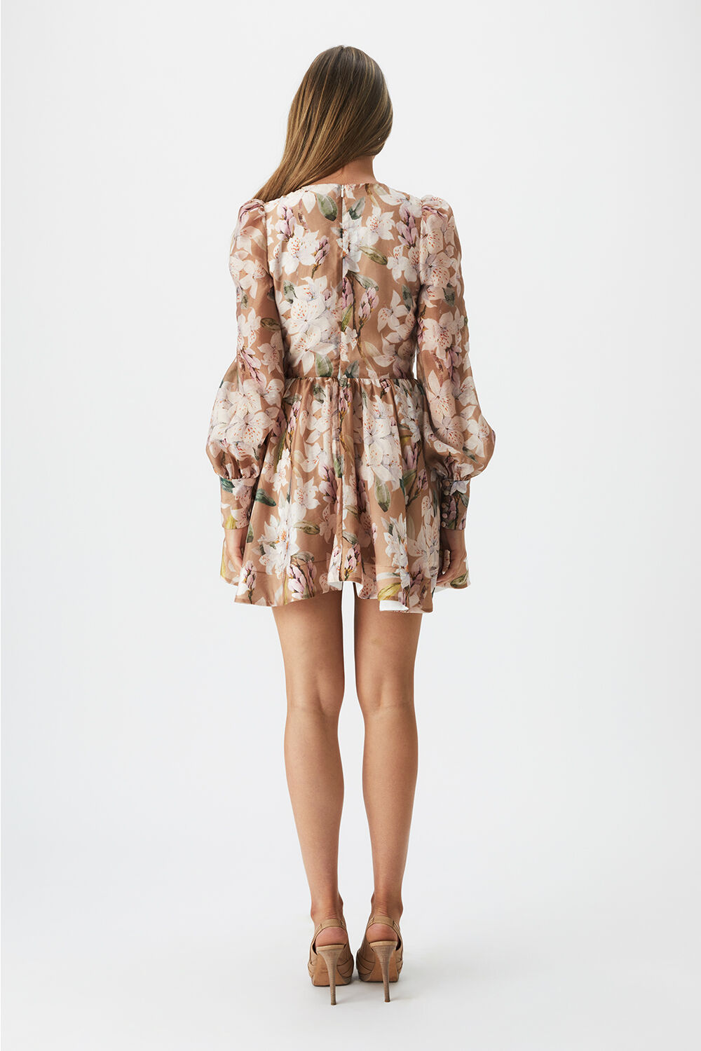 ZELINA MINI FLORAL DRESS in colour LILY FLORAL