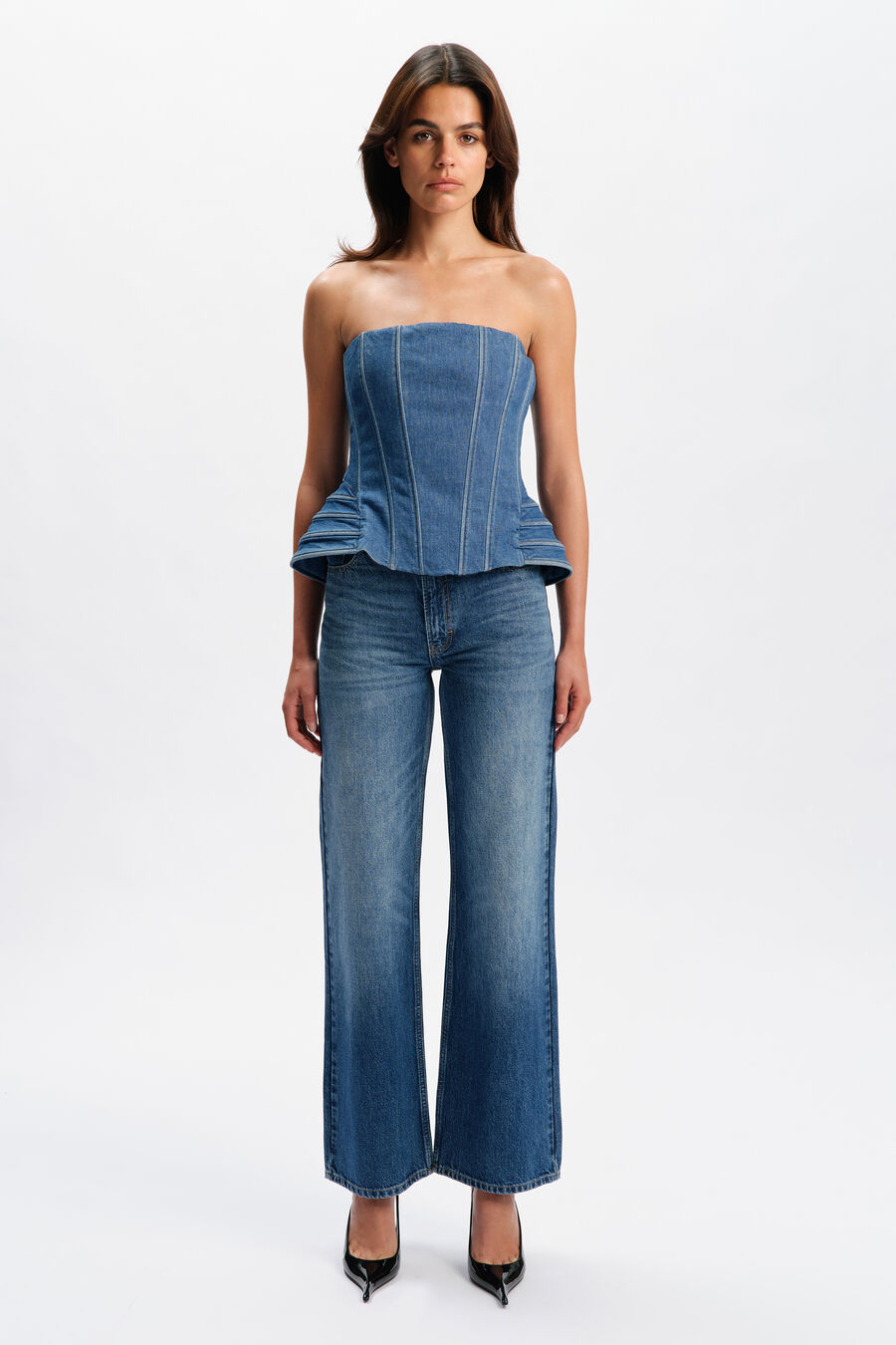 030 Denim Bustier