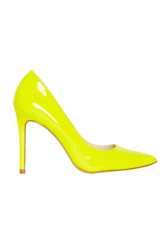 NEON PUMP in colour YELLOW CREAM