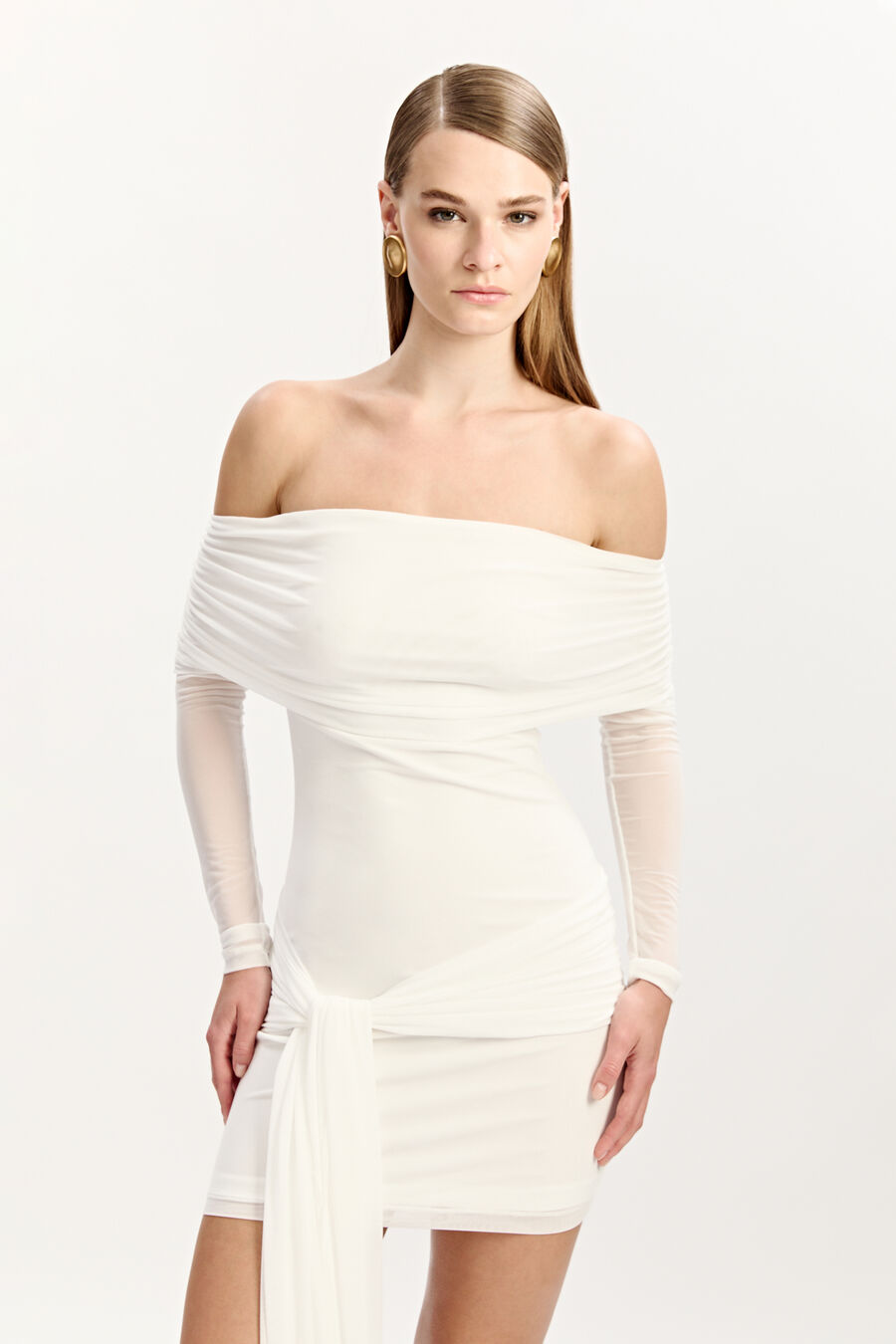 Fernanda Mesh Mini Dress