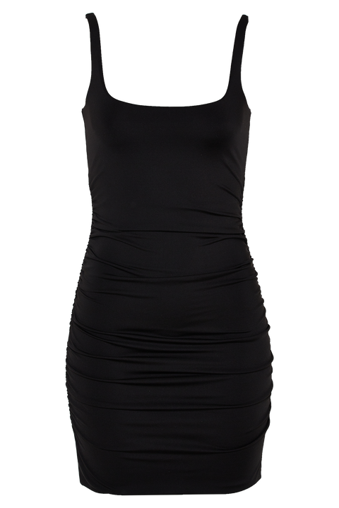 KARIN DRESS in colour CAVIAR