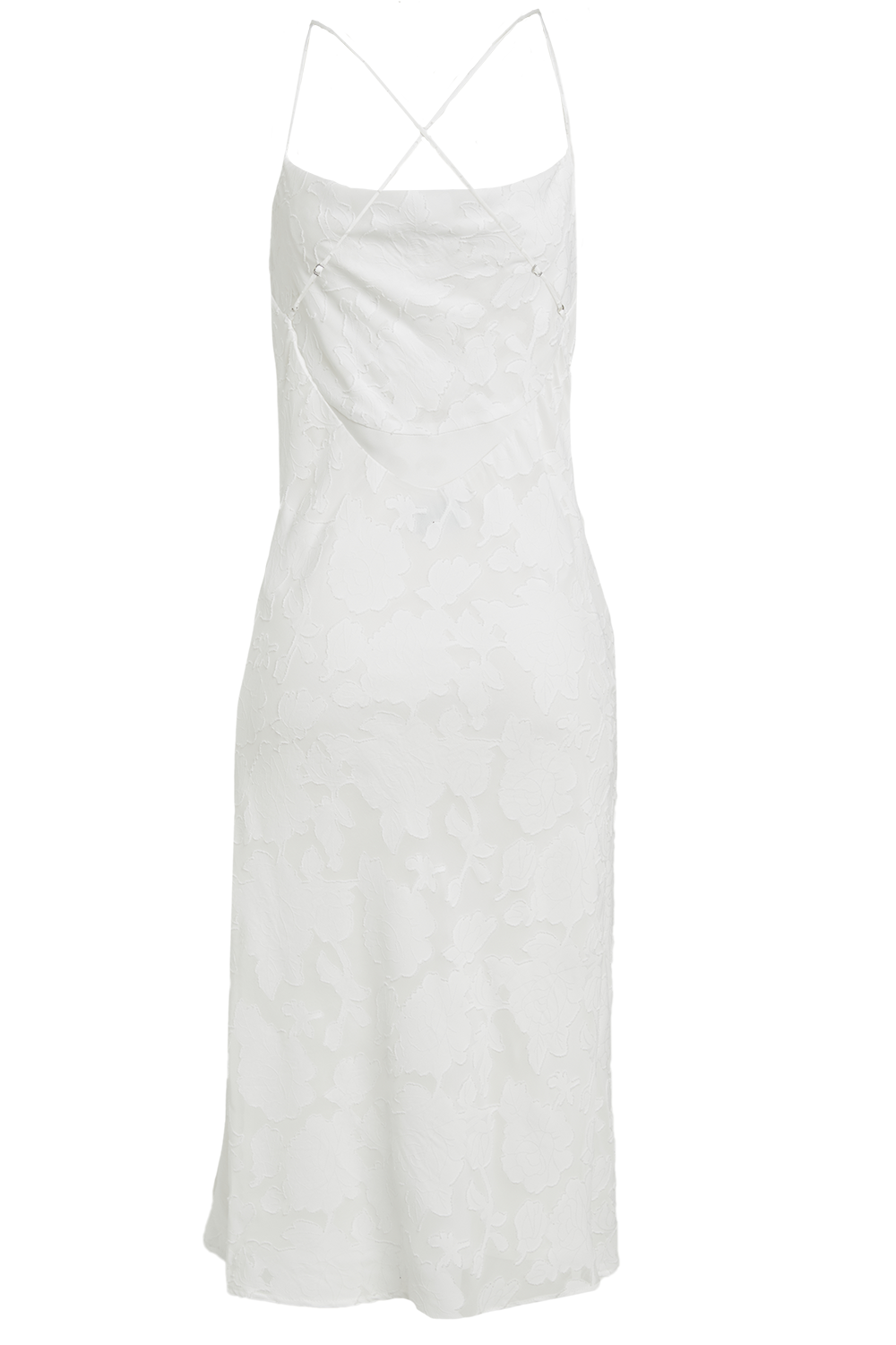 TEMPEST SLIP DRESS in colour CLOUD DANCER