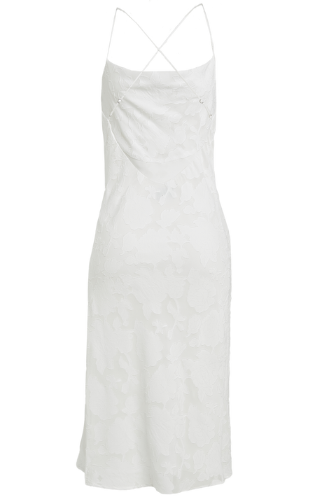 TEMPEST SLIP DRESS in colour CLOUD DANCER