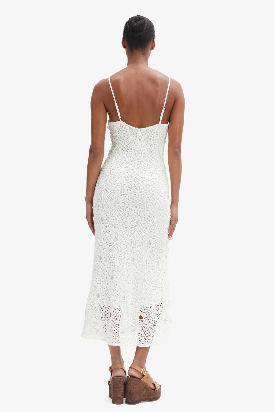 Adoni Crochet Midi Dress