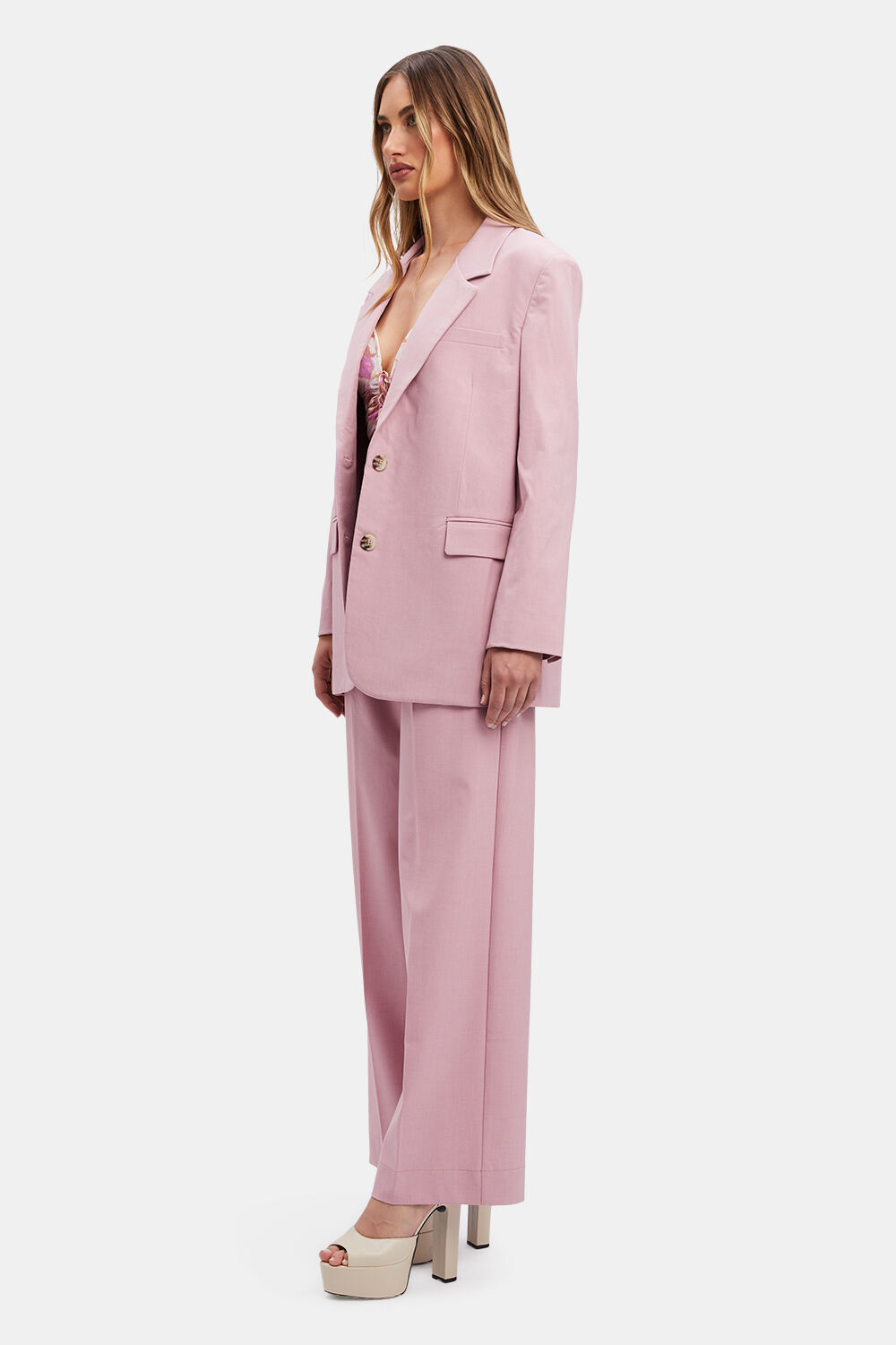 MIRABELLA CLASSIC BLAZER in colour MELLOW ROSE