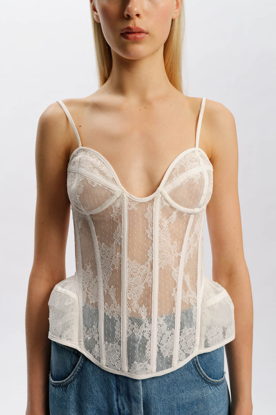 Francesca Lace Bustier