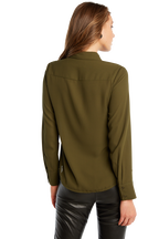 CARGO SHIRT in colour BURNT OLIVE