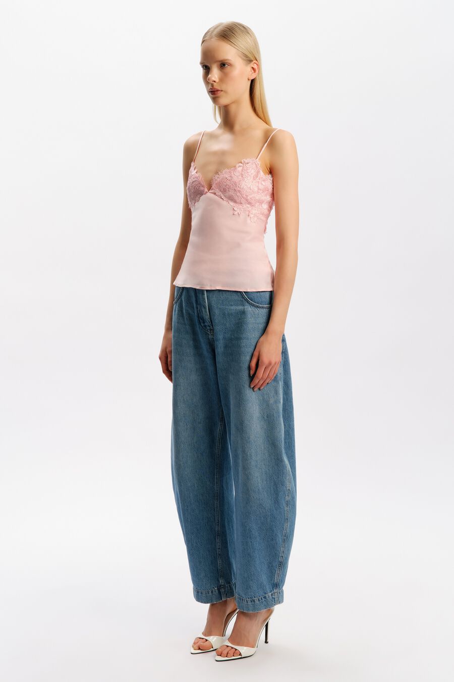 Elisan Lace Satin Camisole