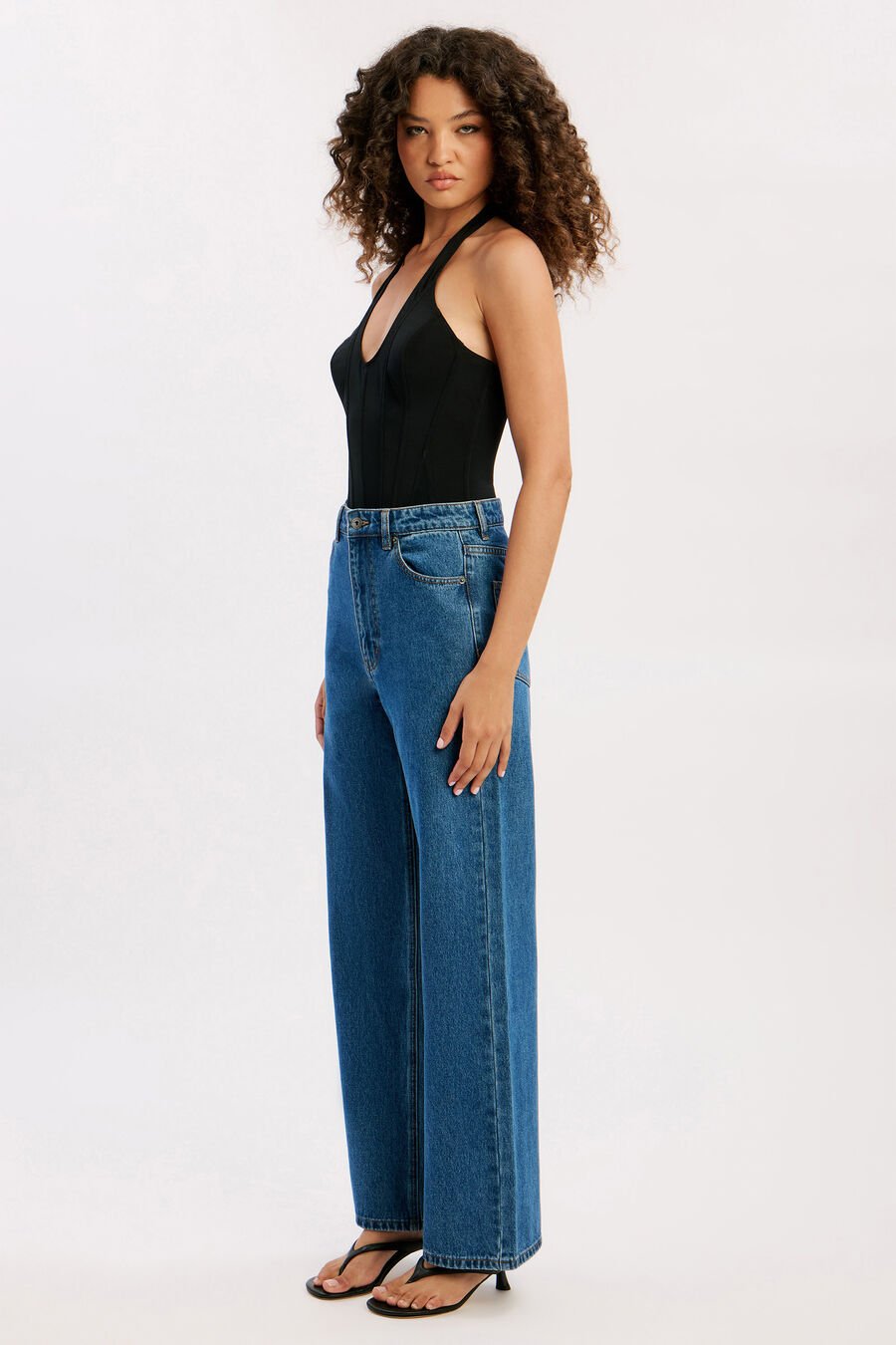 Cindy Wide Full Leg Jeans