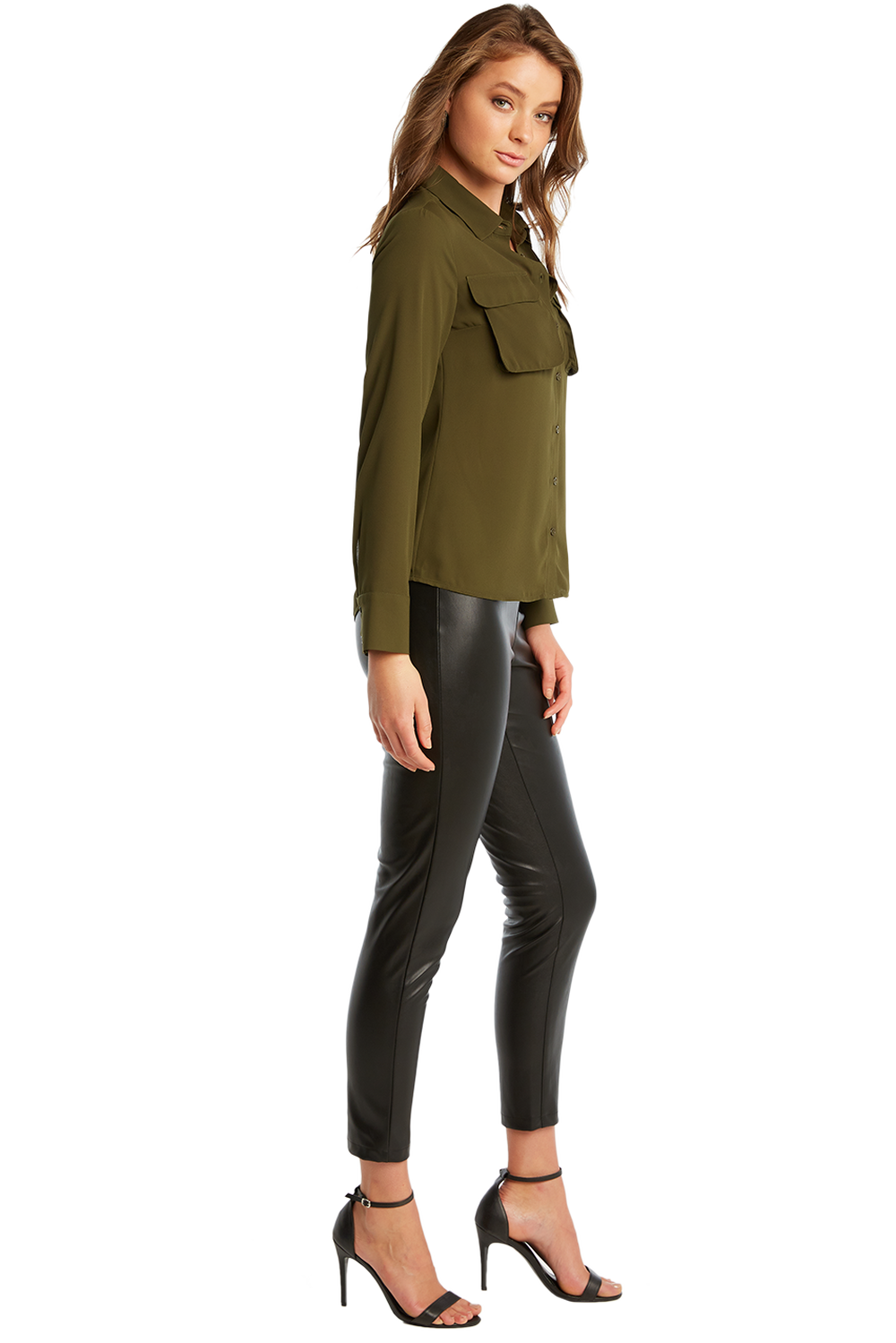 CARGO SHIRT in colour BURNT OLIVE