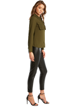 CARGO SHIRT in colour BURNT OLIVE