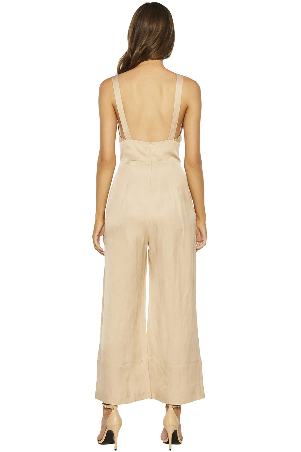 Lola Jumpsuit in Pebble | Bardot