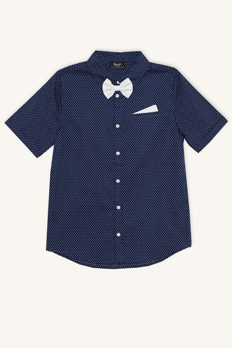 SPOT SHIRT in colour BLUE INDIGO