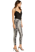 KHLOE SNAKE JEAN in colour BRIGHT WHITE