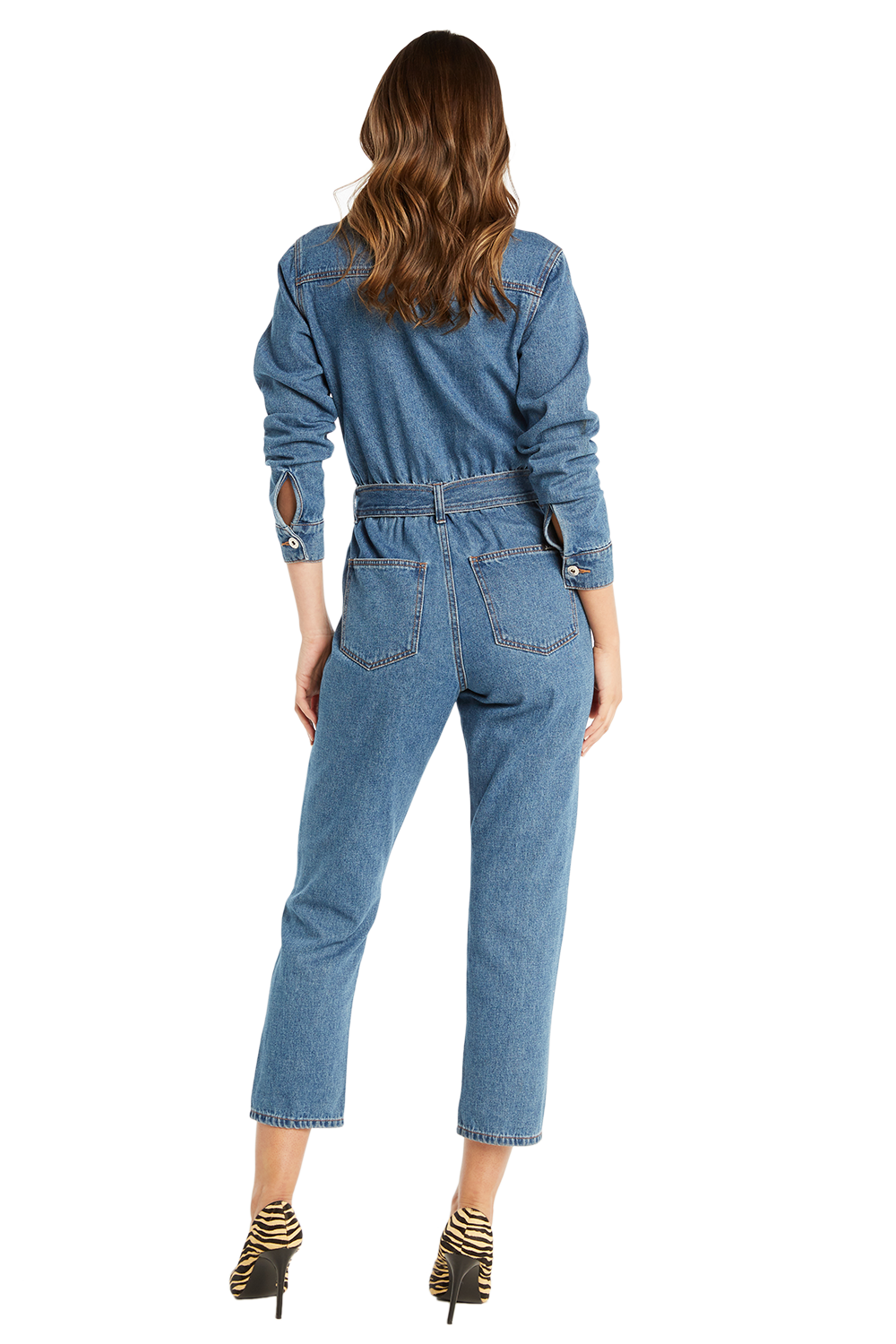 Classic Denim Jumpsuit Ladies Clothing & Playsuits & Jumpsuits Bardot