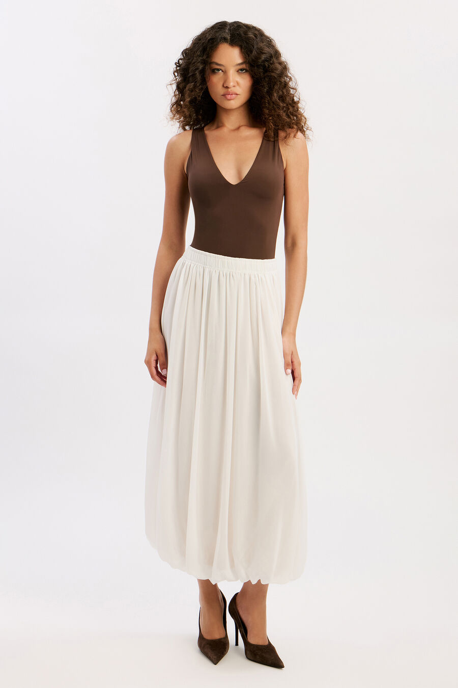 Corina Chiffon Maxi Skirt