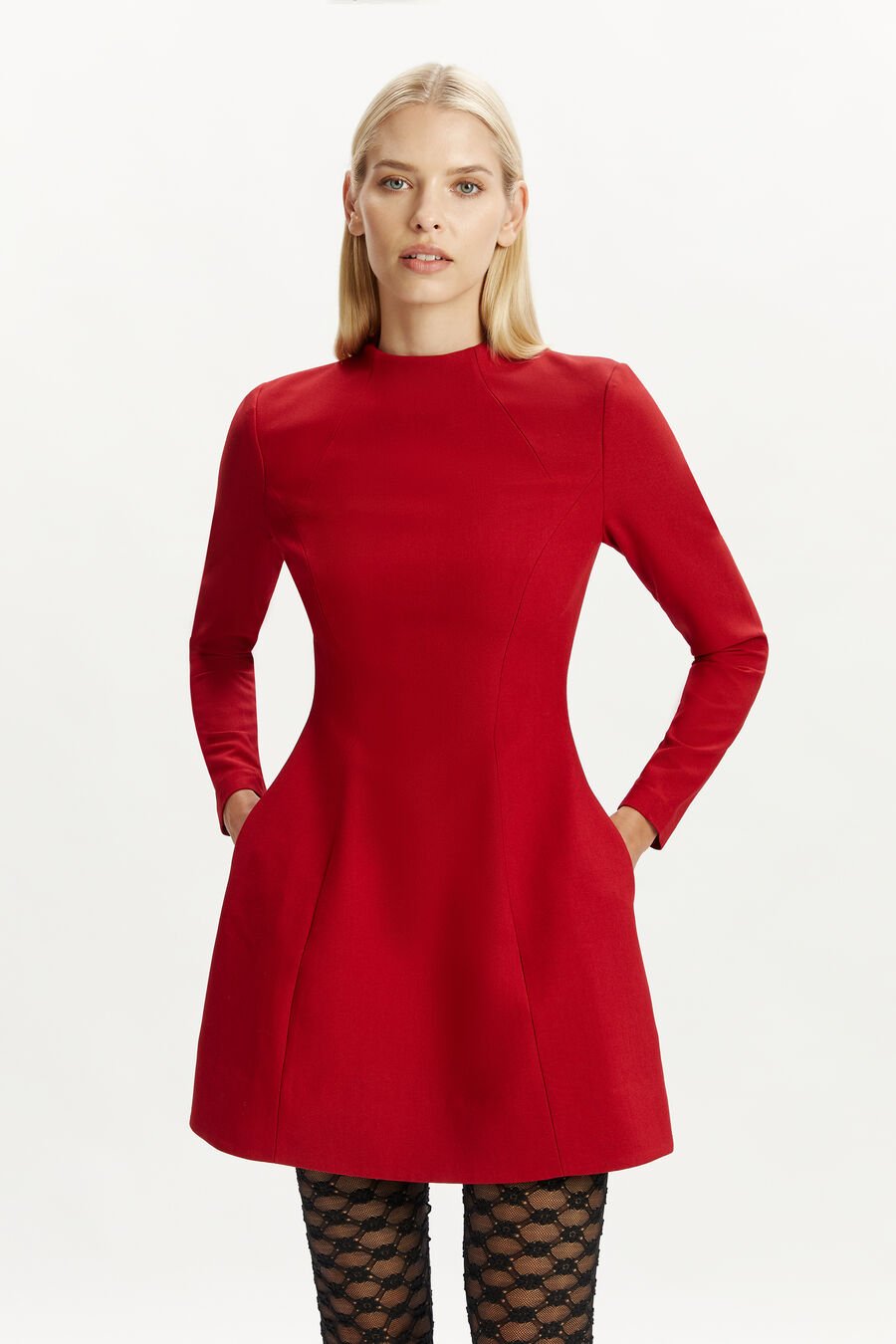 Delphi Long Sleeve Mini Dress