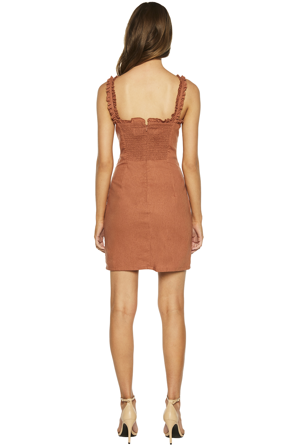 shift frill dress