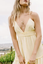 LOTTIE SUMMER DRESS in colour BUTTERCUP