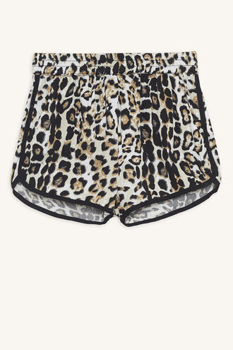 LEOPARD SHORT in colour BUTTERUM