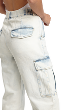 SUPER BLEACH CARGO JEAN in colour PLEIN AIR